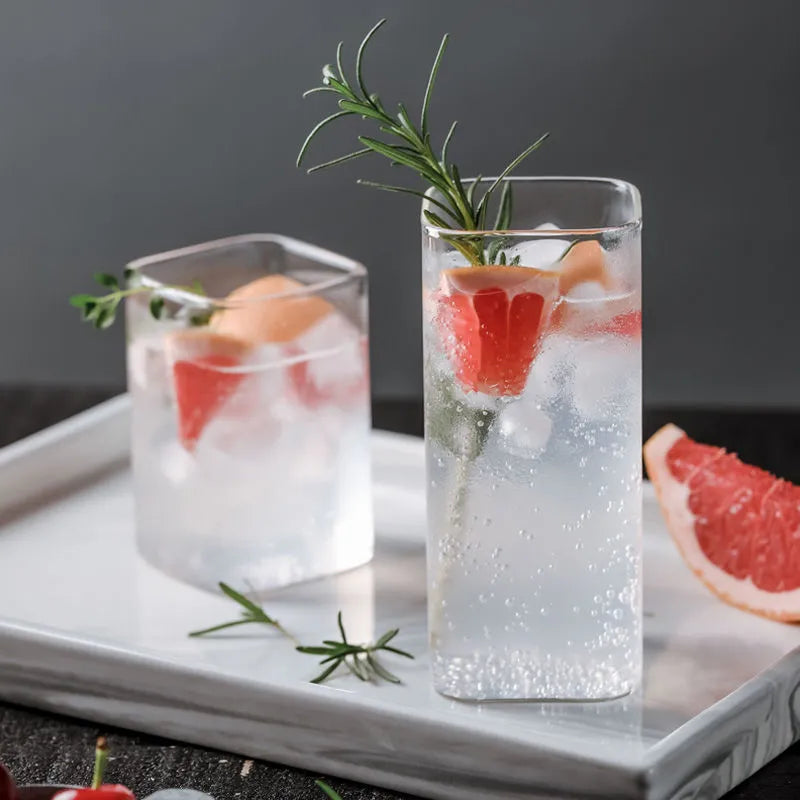 HYPW| 1 verre carré créatif.