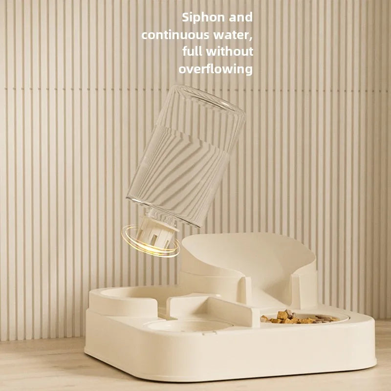 2-in-1 Automatic Pet Feeder & Water Dispenser