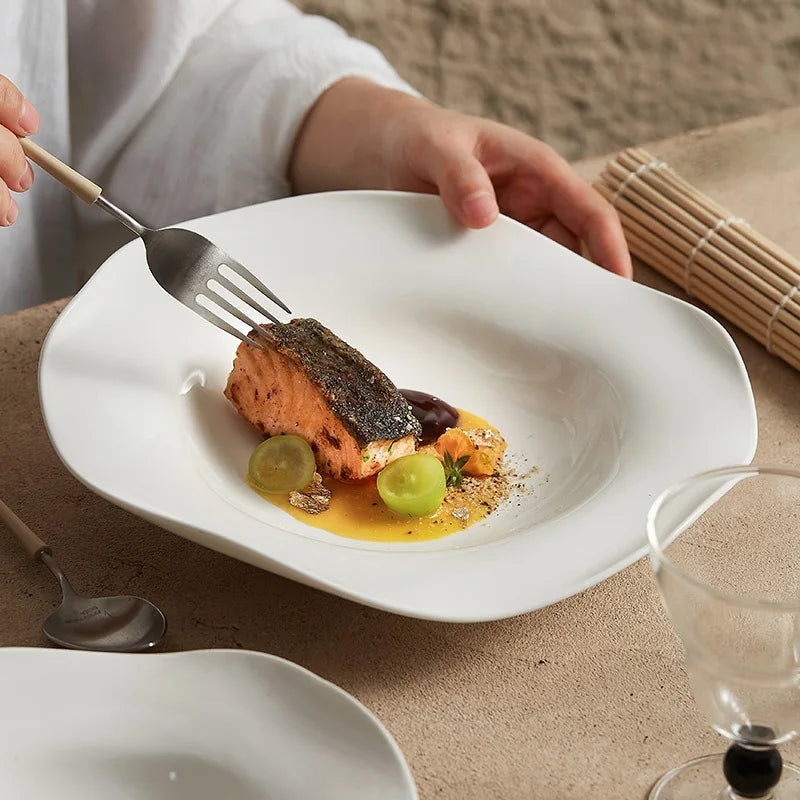 STIGMATION| Assiette chapeau de paille en céramique