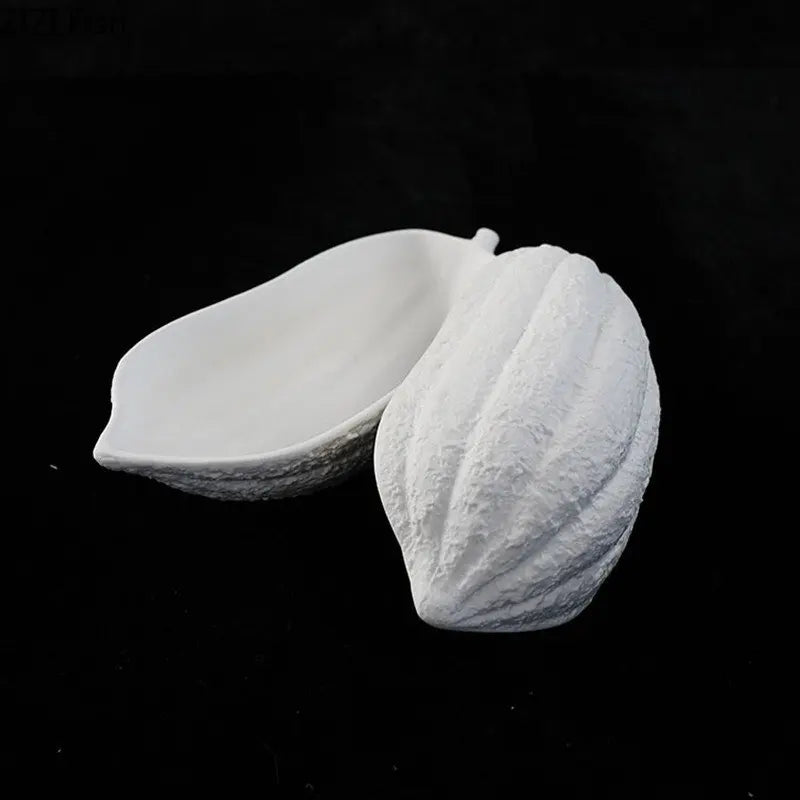 FOND| Creative Cocoa Shaped Ceramic Plate
