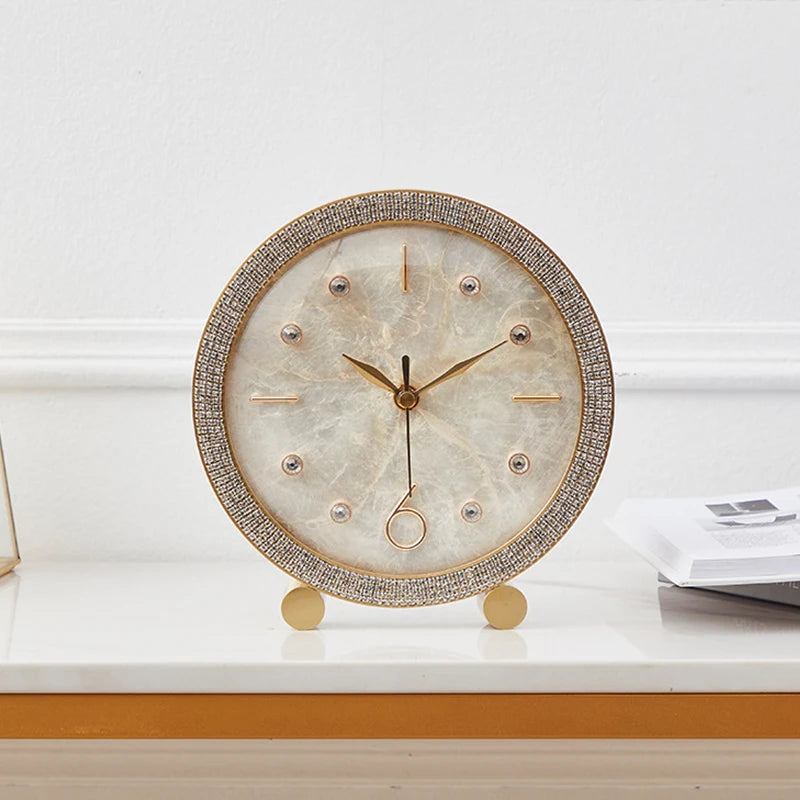 BLYNG|| Ornement d'horloge décoratif luxueux