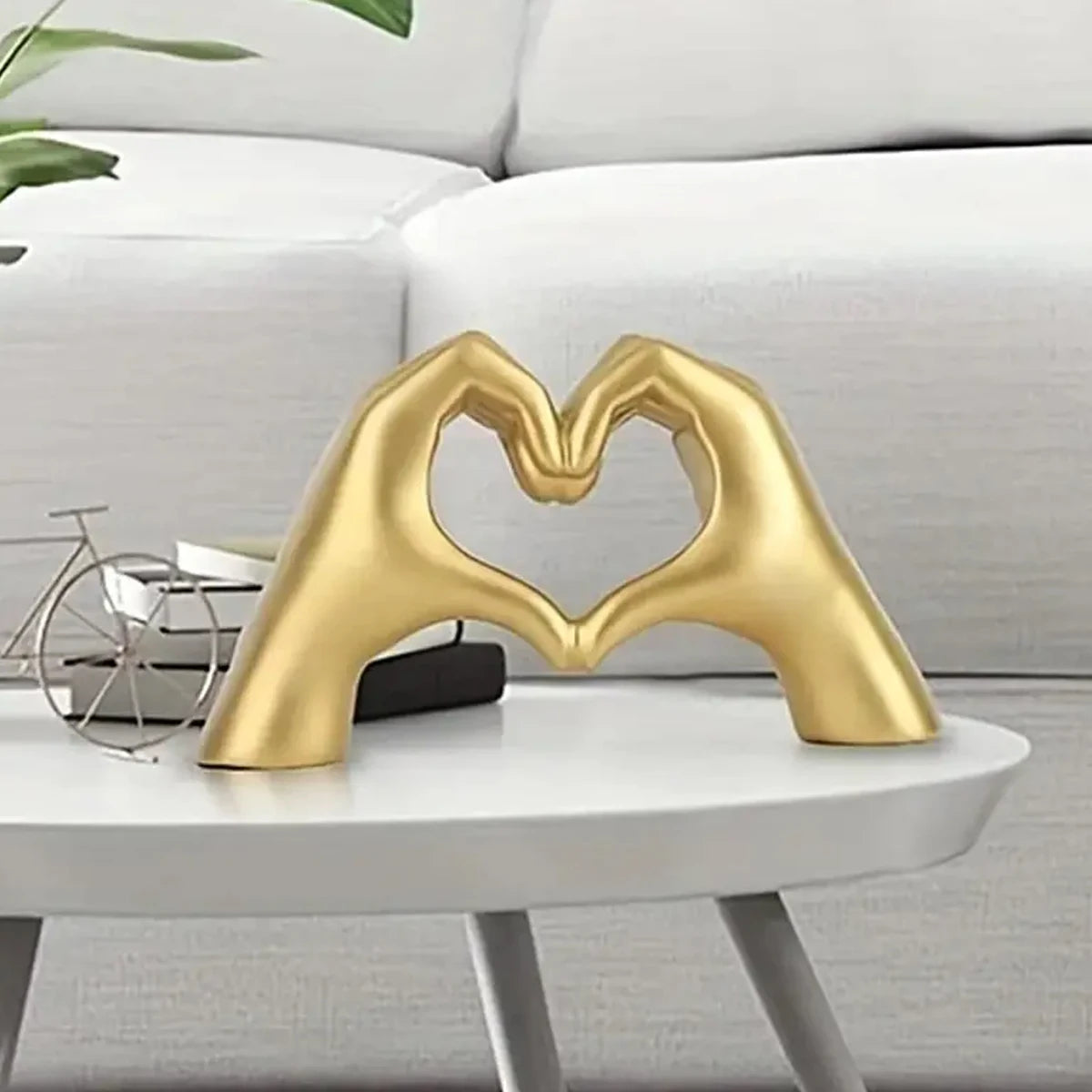 imbécile | Statue en forme de coeur
