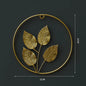 NORDVIC| Iron made Ginkgo Leaves Ornament 