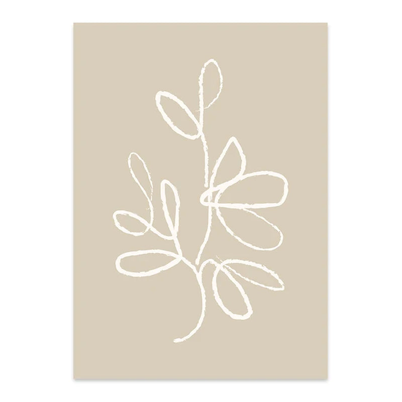 METYC| Abstract Beige Wall Poster