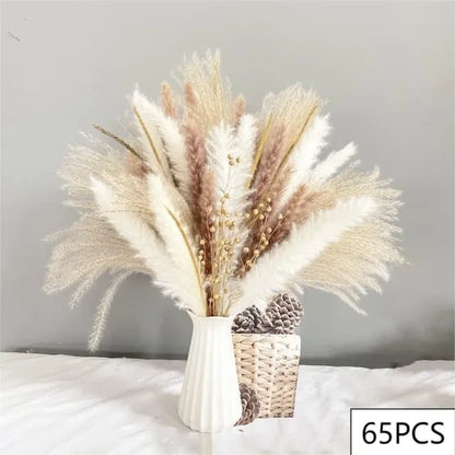 PRYOSP| 120Pcs Fluffy Pampas Grass