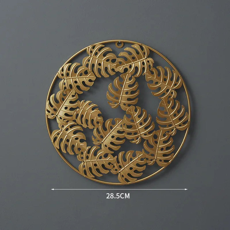 NORDVIC| Iron made Ginkgo Leaves Ornament 