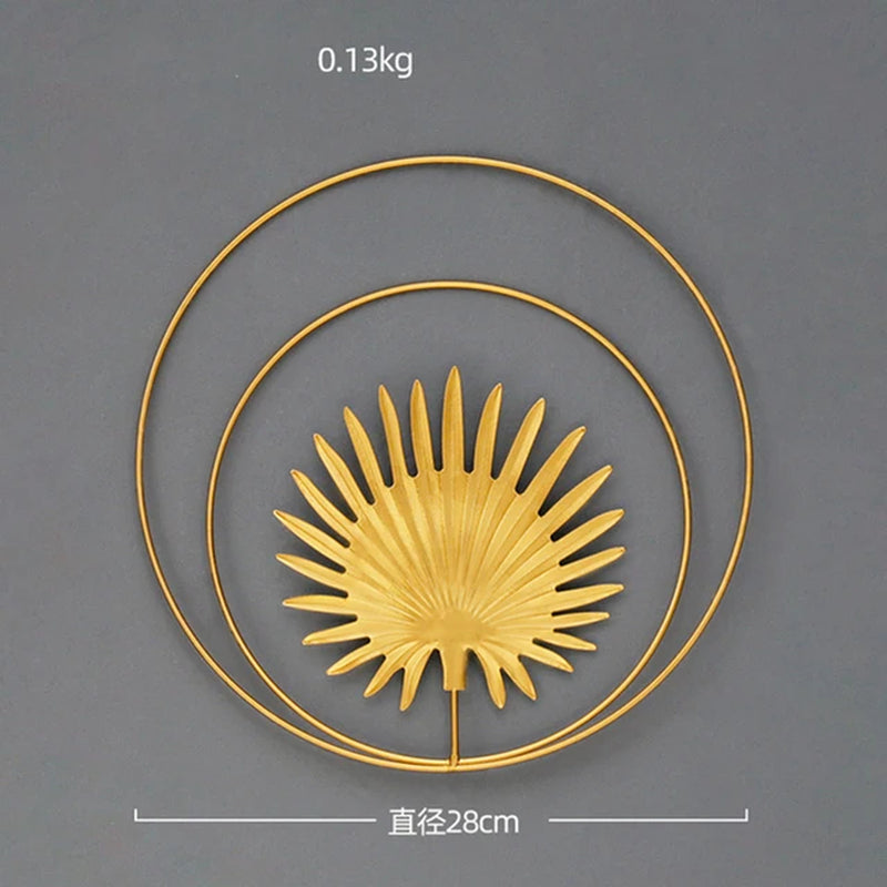 NORDVIC| Iron made Ginkgo Leaves Ornament 