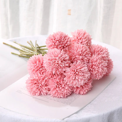 YAJIOP| 5Pcs/Set Artificial Flowers Bouquet 