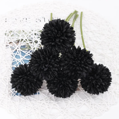 YAJIOP| 5Pcs/Set Artificial Flowers Bouquet 