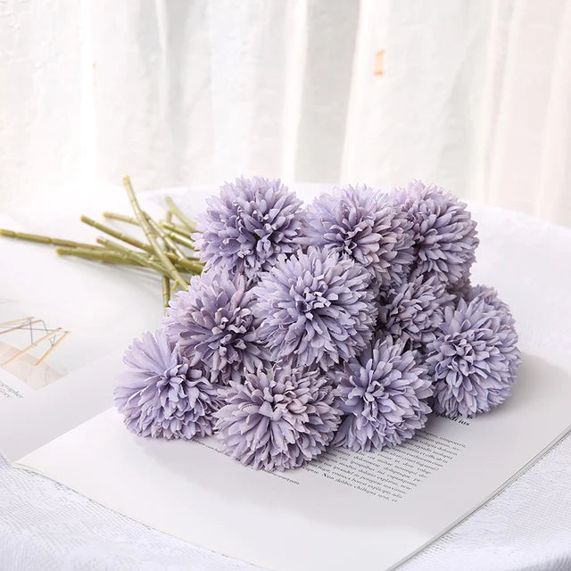 YAJIOP| 5Pcs/Set Artificial Flowers Bouquet 