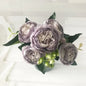 VYENNA| 30Cm  Artificial Peony Flower Bouquet