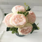 VYENNA| 30Cm  Artificial Peony Flower Bouquet