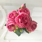 VYENNA| 30Cm  Artificial Peony Flower Bouquet