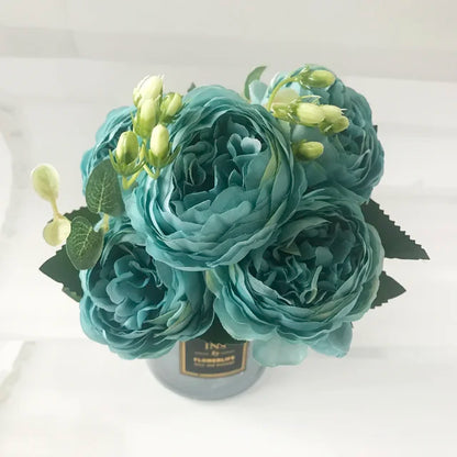 VYENNA| 30Cm  Artificial Peony Flower Bouquet