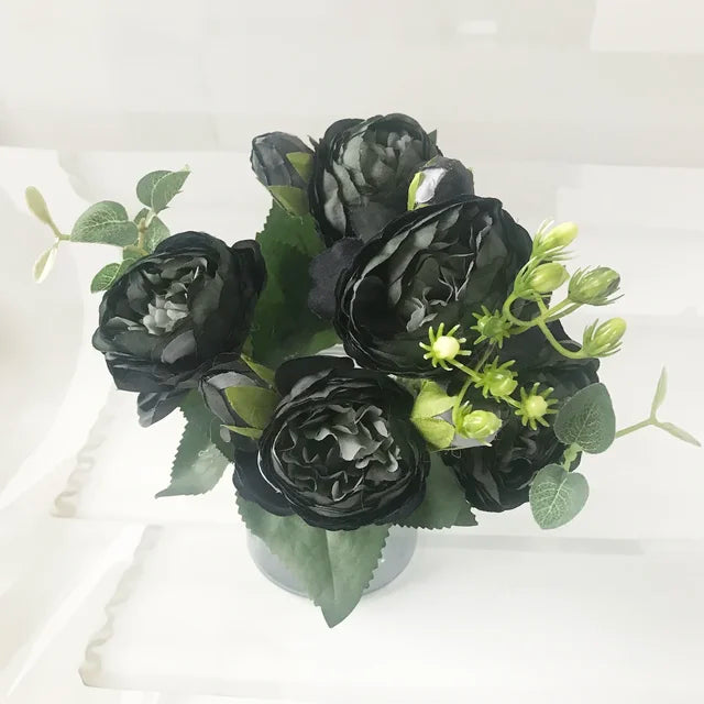 VYENNA| 30Cm  Artificial Peony Flower Bouquet