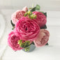 VYENNA| 30Cm  Artificial Peony Flower Bouquet