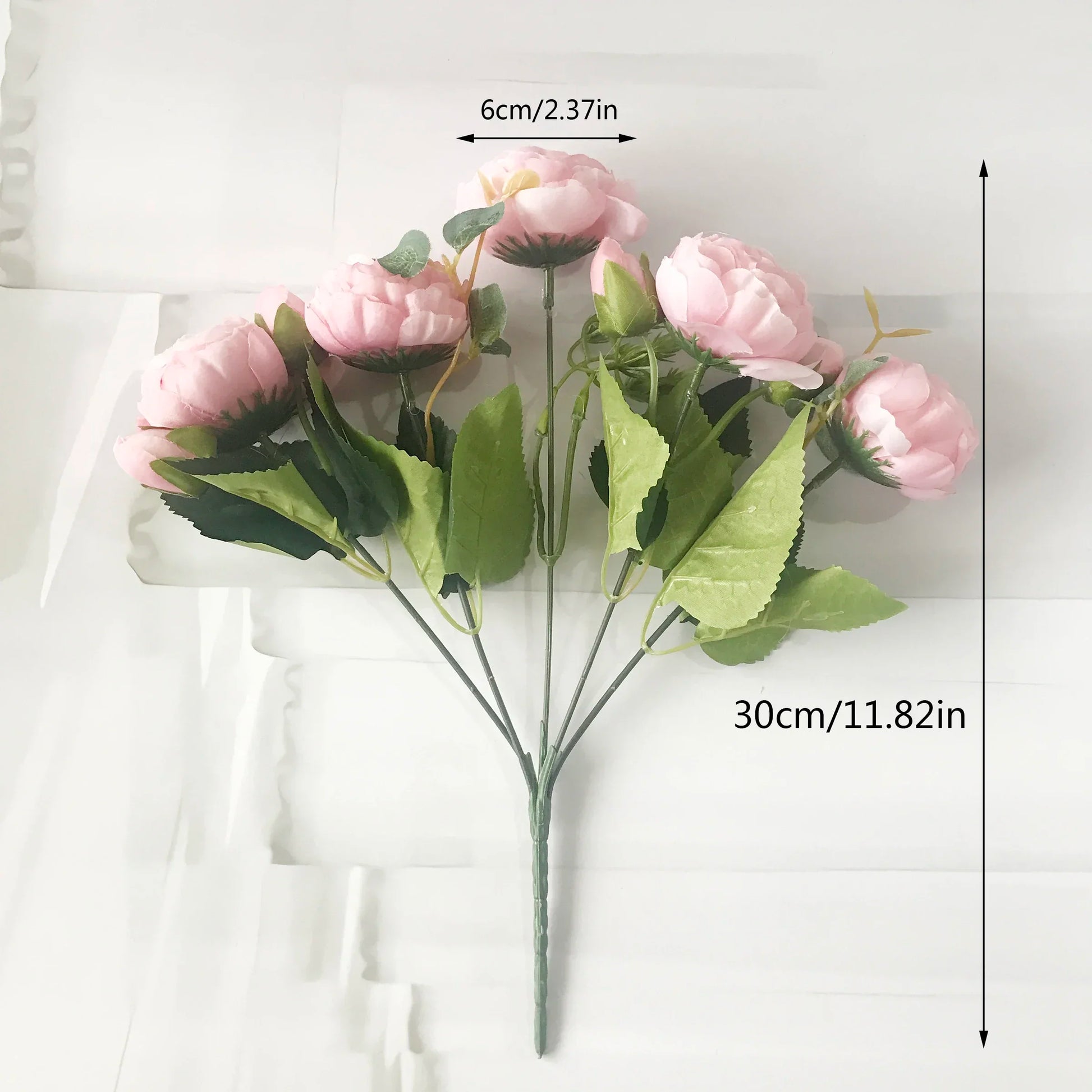VYENNA| 30Cm  Artificial Peony Flower Bouquet