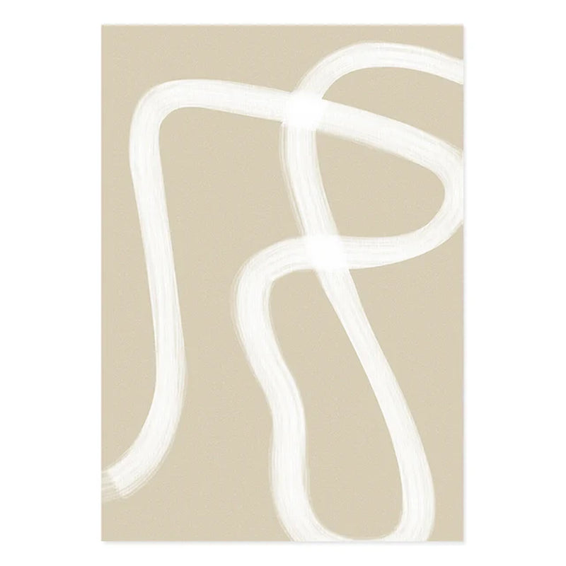 METYC| Abstract Beige Wall Poster