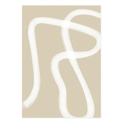 METYC| Abstract Beige Wall Poster