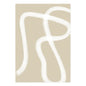 METYC| Abstract Beige Wall Poster