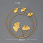 NORDVIC| Iron made Ginkgo Leaves Ornament 