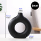 VYCC| Nordic Circular Hollow Ceramic Vase