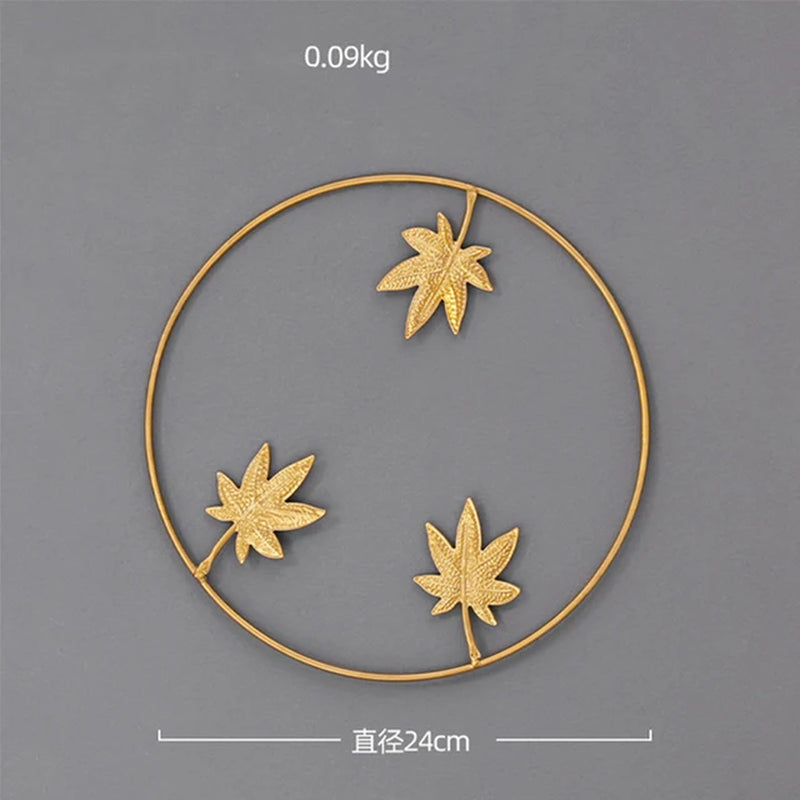 NORDVIC| Iron made Ginkgo Leaves Ornament 