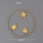 NORDVIC| Iron made Ginkgo Leaves Ornament 