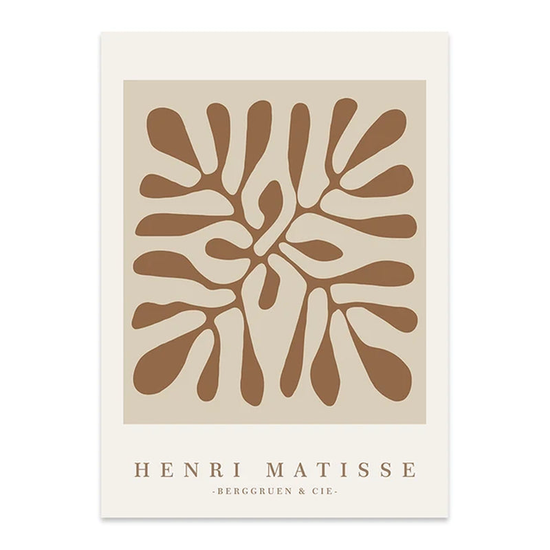 METYC| Abstract Beige Wall Poster