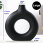 VYCC| Nordic Circular Hollow Ceramic Vase
