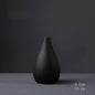 BABBO| Black Ceramic Small Vase 