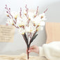 YAJIOP| 5 Forks Artificial Magnolia Flowers 