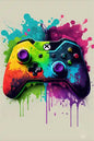 KORYGAM|Colorful Video Game Wall Art