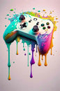KORYGAM|Colorful Video Game Wall Art