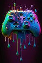 KORYGAM|Colorful Video Game Wall Art