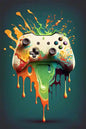 KORYGAM|Colorful Video Game Wall Art