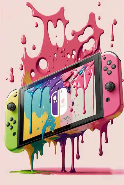 KORYGAM|Colorful Video Game Wall Art