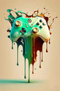 KORYGAM|Colorful Video Game Wall Art