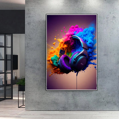 KORYGAM|Colorful Video Game Wall Art