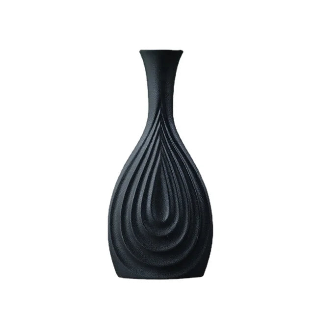 BYYOR| Black Ceramic Vase 