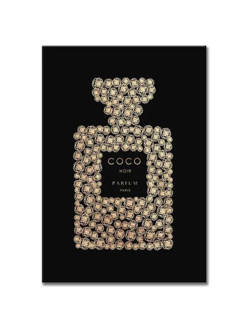 GOLDENN| Luxurious Perfume Canvas Painting