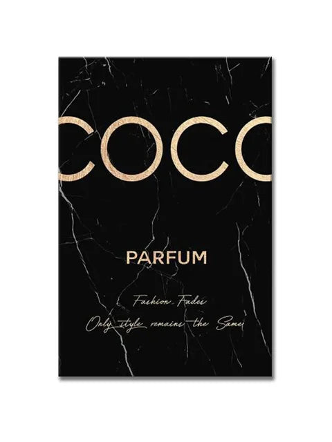 GOLDENN| Luxurious Perfume Canvas Painting