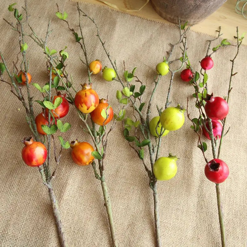 MURALD| Artificial Pomegranate Branch