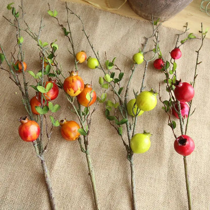 MURALD| Artificial Pomegranate Branch