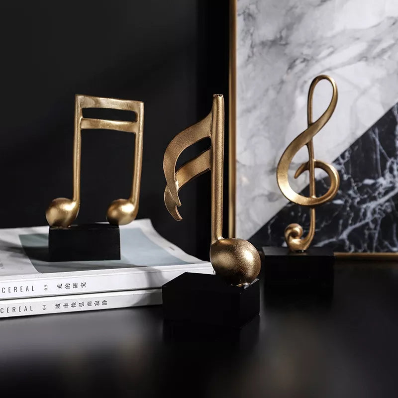 CFÉÉ| Decorative Golden Musical Note