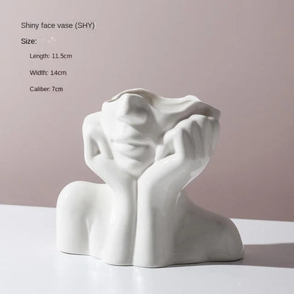 LOIUI| Modern Art Ceramic Vase 