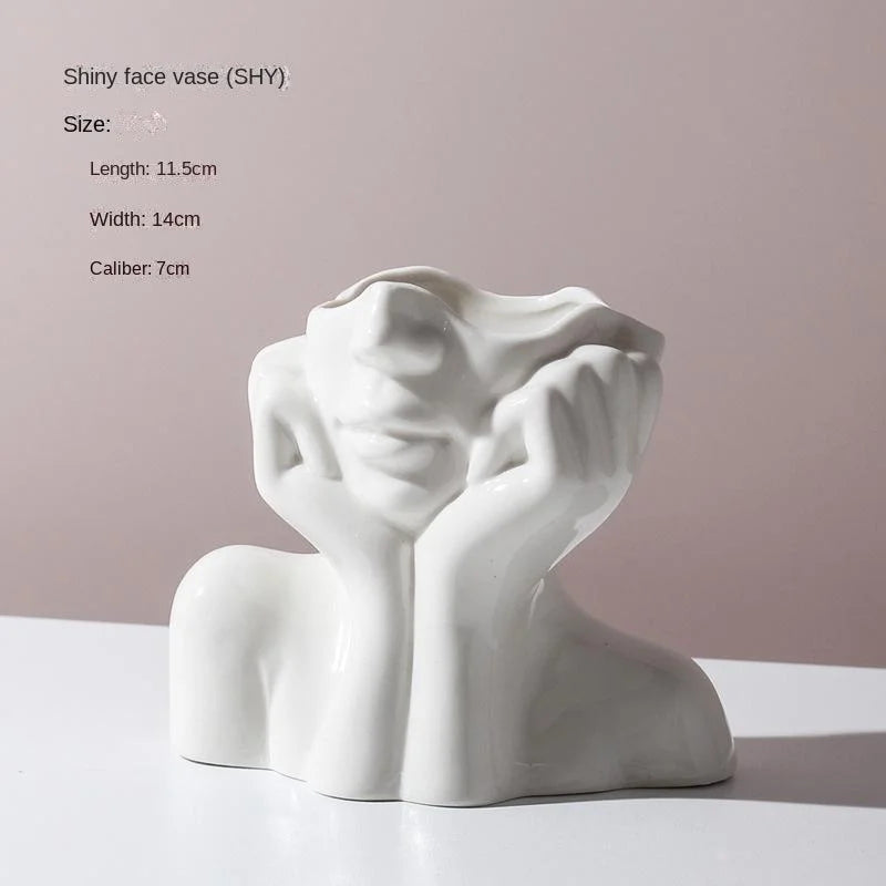 LOIUI| Modern Art Ceramic Vase 