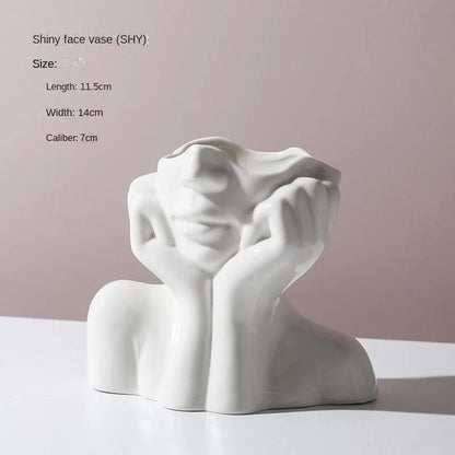 LOIUI| Modern Art Ceramic Vase 