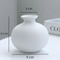 BABBO| Minimalist Small White Vase
