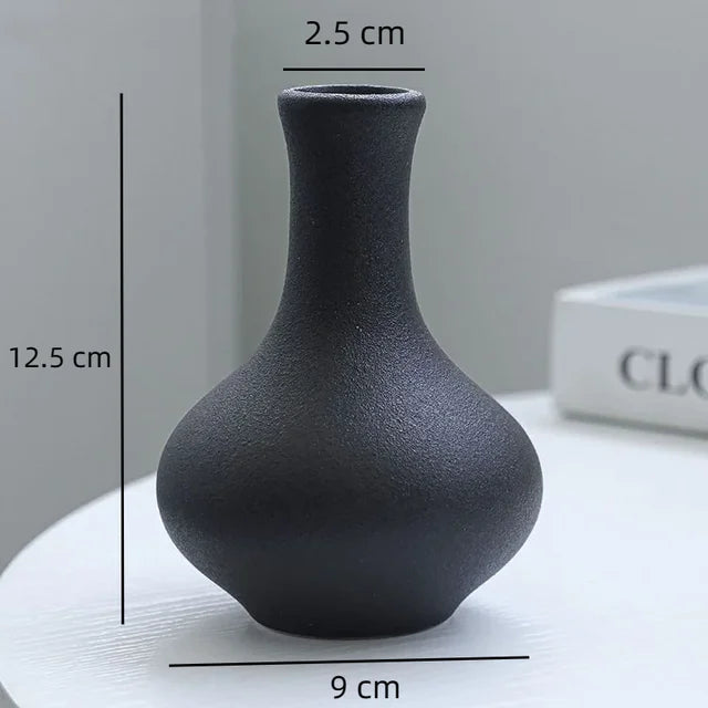 BABBO| Minimalist Small White Vase